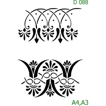 Šablona D 088 - A4 , Lepící fólie