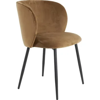 Jídelní židle Hnědá sametová jídelní židle Elyna – Light & Living ID_1525394