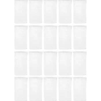 20 ks nylonových ponožek na skimmer 22x13 cm Filtrační návleky na bazénový koš Ochrana filtru Čištění vody Úložný prostor pro nečistoty