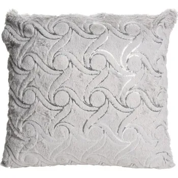 Dekorativní polštářek H&L Dekorační polštář s flitry, šedá