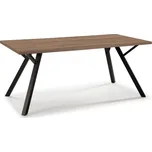 Jídelní stůl s deskou v dekoru ořechového dřeva 90x160 cm Paola – Marckeric ID_1551852