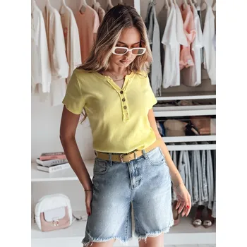 Dámské kraťasy Dámské džínové šortky TAVELLIA SY0466 Barva: Nebeská, Velikost: S