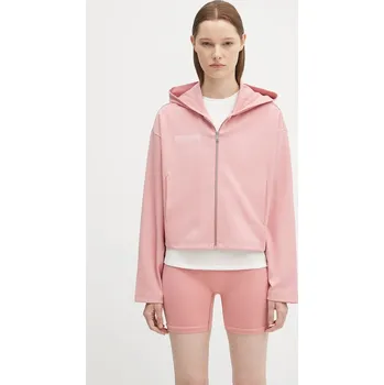 Dámská mikina Mikina Pangaia DNA Double Jersey Zip Up Hoodie, S, růžová, 34X