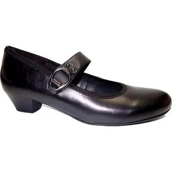 Dámské lodičky Vycházková obuv, Gabor, šíře H, černá: Černá Hladká kůže 29,5 44 H - rozšířená (27466-27469)