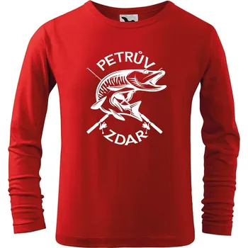 Dětská móda DOBRÝ TRIKO Dětské bavlněné triko Petrův zdar Velikost: 122/6 let, Barva: Červená