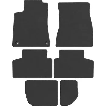 autokoberec Kobercové rohože Edecor velurové 6 ks