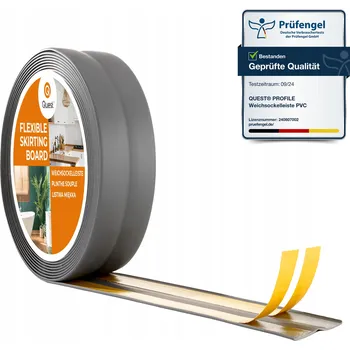 soklová lišta Dokončovací lišta samolepicí grafit PVC 25x15mm