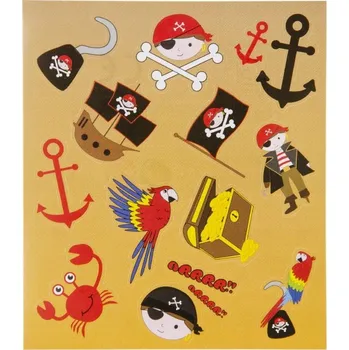 samolepka Sada NÁLEPEK 12 ks - Piráti SAMOLEPKY