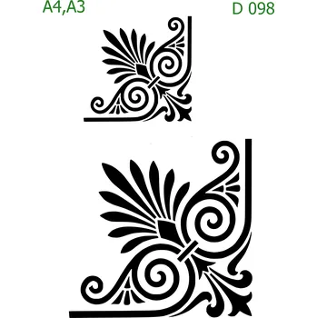 Šablona D 098 - A4 , Lepící fólie