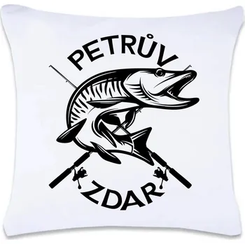 Dekorativní polštářek DOBRÝ TRIKO Polštář s potiskem 40 x 40 cm Petrův zdar Oboustranný tisk: NE