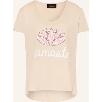 Dámské tričko Miss Goodlife Dámské Tričko, béžová / bílá / neonově růžová, 40