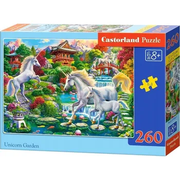 Puzzle Puzzle 260 dílků Jednorožcová zahrada CASTOR