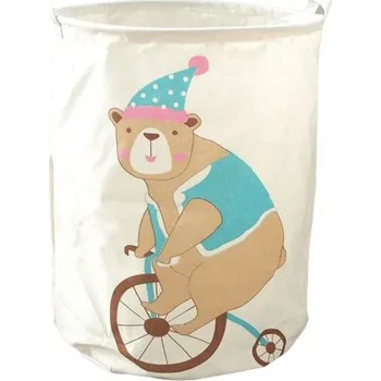 Úložný box Úložný box Koš Vak Na Hračky Sud Medvídek