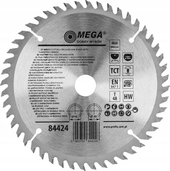 Pilový kotouč Pilový kotouč na dřevo, MDF, laminát s karbidem 160x20/16mm 48 zubů Mega 84424