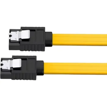 Datový kabel Vysokorychlostní datový kabel SATA 3.0 pro pevné disky 39 cm Přenosová rychlost až 6 Gb/s Připojení úložiště Interní kabel PC žlutá