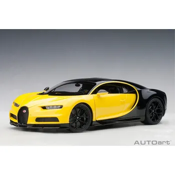 autíčko Bugatti Chiron 1:18 žlutá - AUTOart