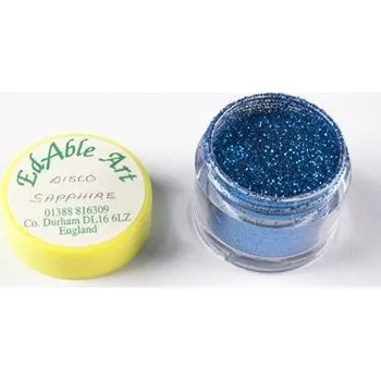 Jedlá dekorace na dort Třpyt dekorační disco Sapphire - Edable Art