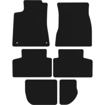 autokoberec Kobercové rohože Edecor velurové 6 ks