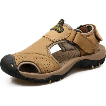 Pánské sandále Pánské turistické sandály J2204 khaki 41