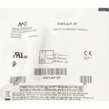 MICRO DETECTORS AM1/AP-3F AM1AP3F INDUKČNÍ SNÍMAČ PŘIBLÍŽENÍ NOVÝ!
