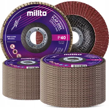 Brusný kotouč 50x LAMELOVÝ BRUSNÝ KOTOUČ P40 Brusný Talíř pro BROUŠENÍ 7D