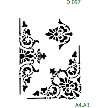 Šablona D 097 - A3 , Nelepící folie