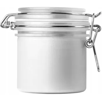 Sklenice Kosmetická sklenice mléčná 200 ml s kovovým uzávěrem