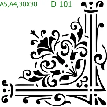 Šablona D 101 - 30 x 30 cm , Lepící fólie