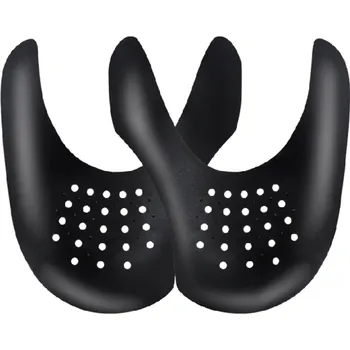 Přípravek pro údržbu obuvi Pánské chrániče proti záhybům na botách 1 pár Ochrana špiček obuvi Vložky do bot Tvarovací výztuhy Zachování tvaru obuvi černá