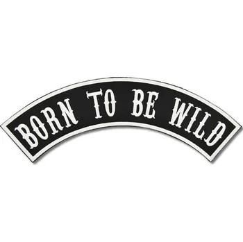 Nášivka Moto nášivka Born to be Wild Rocker - XXL na záda
