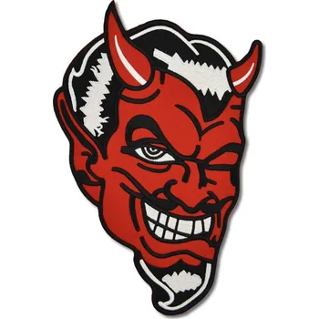 Nášivka Moto nášivka Smiling Devil XXL na záda 23 cm x 16 cm