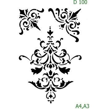 Šablona D 100 - A3 , Lepící fólie