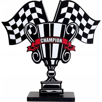 Party dekorace Dekorace na stůl Vítězná trofej dřevěná 22x20cm