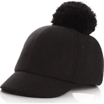 Kšiltovka Dětská kšiltovka s bambulkou J1858 černá