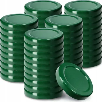Obraz Kovová víčka Kadax K4670, odstíny zelené, 53 mm, 50 ks