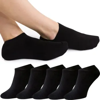 Pánské ponožky Sestimi bambusové Kotníkové Ponožky krátké Ponožky 094 černé velikost 41-43