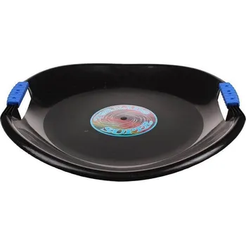 Kluzák Sáňkovací talíř Plastkon Tornádo Super černý