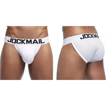 Slipy Pánské sexy síťované slipy tanga JOCKMAIL - Velikost M