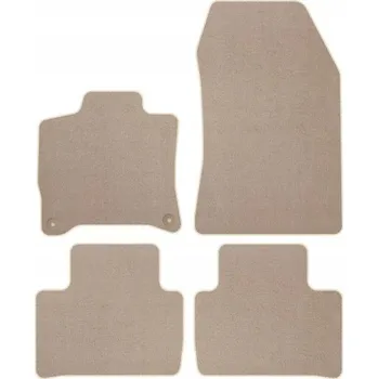 autokoberec Koberce Edecor velurové 4 ks