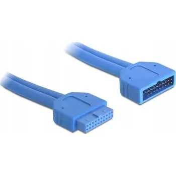 DeLOCK 82943 USB kabel 0,45 m, modrý