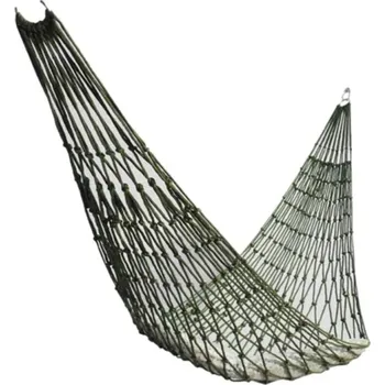 Hamaka Široká plátěná houpací síť 260x80 cm Přenosná venkovní závěsná houpačka na kempování Zahradní silná látková houpačka do volného času