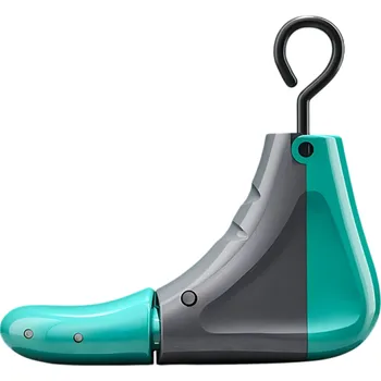 Přípravek pro údržbu obuvi Nastavitelný natahovač na obuv velikosti 41–47 Prodloužení a rozšíření bot Plastový napínák tvarování a péče o boty tyrkysová