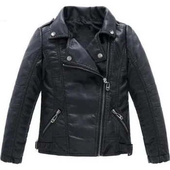 Dívčí bunda Dětská kožená bunda Parker 4