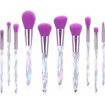 Kosmetický štětec SADA PROFESIONÁLNÍCH ŠTĚTCŮ NA LÍČENÍ 10 KUSŮ