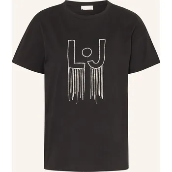 Dámské tričko Liu Jo Dámské Tričko S Ozdobnými Kamínky, černá, 38
