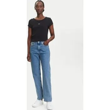 Pánské tričko Calvin Klein Jeans T-Shirt LV047C200G Černá Slim Fit XXL