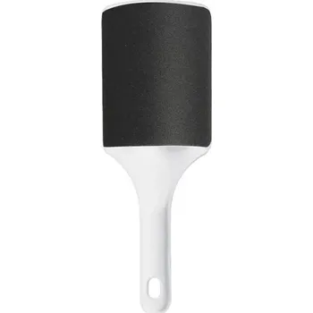 Pilník na nohy 23x8 cm Rašple a škrabka na paty s dvojitou brusnou plochou Odstraňovač mozolů PPP rukojeť Brusný kámen Péče o nohy bílá