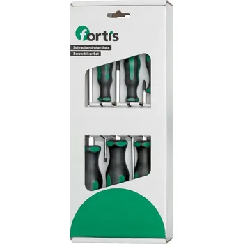 Šroubovák Sada šroubováků plochých a křížových PH 6 Ks FORTIS