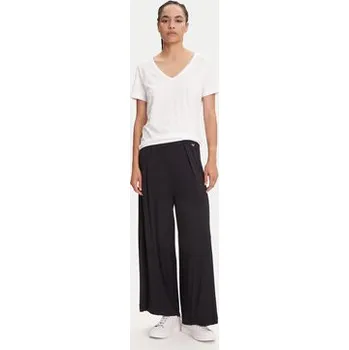 Dámské kalhoty Emporio Armani Underwear Kalhoty z materiálu EW000522 AF10889 UC001 Černá Loose Fit XS