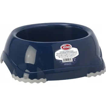 Miska pro psa Jedna plastová miska Pet Nova modrá, 1,24 l